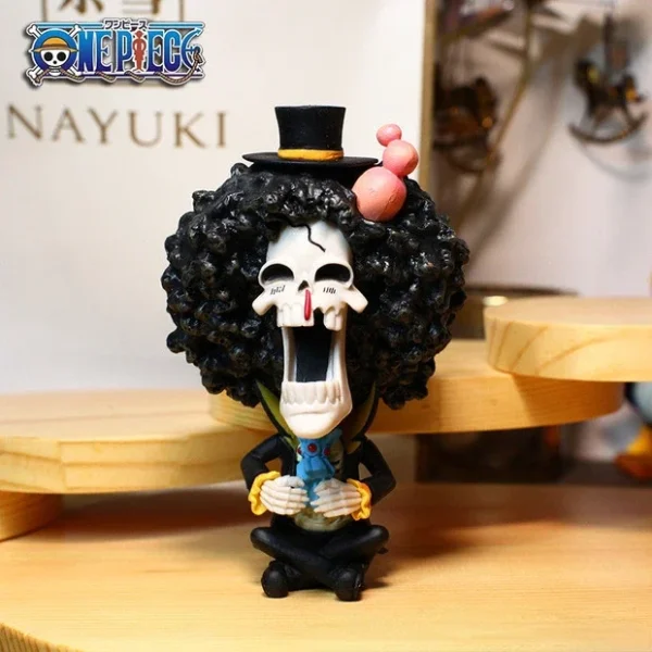Miniaturas One Piece: Brook 8-10cm PVC @presentes.geek