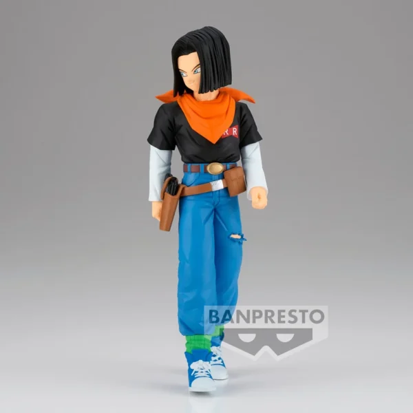 Action Figure DBZ: Android Nº 17 Banpresto 17cm 100% Lacrado e Original - Image 3