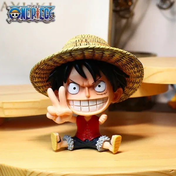 Miniaturas One Piece: Luffy 8-10cm PVC PRESENTES GEEK