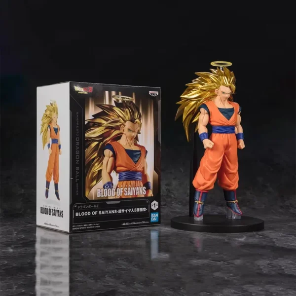 Action Figure DBZ: Son Goku SSJ 3 19cm Banpresto 100% Lacrado e Original - Image 4