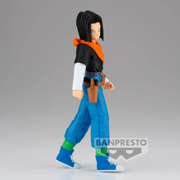 Action Figure DBZ: Android Nº 17 Banpresto 17cm 100% Lacrado e Original - Image 2