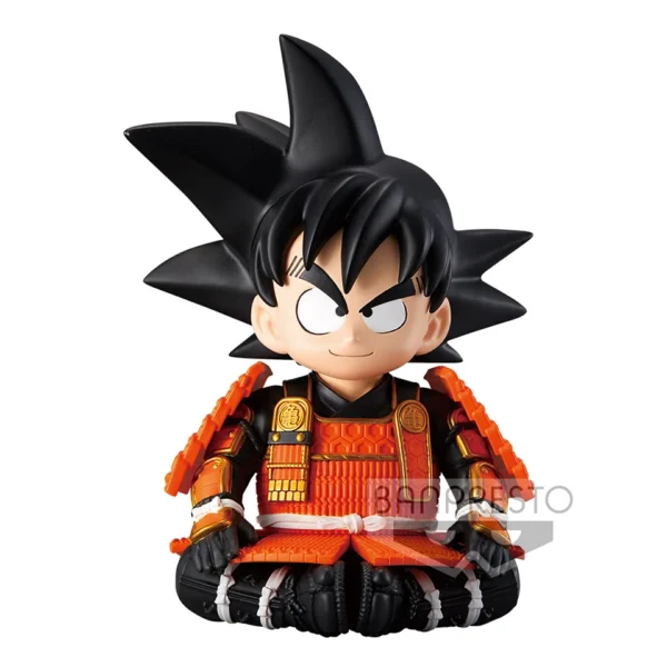 Miniatura DBZ: Son Goku Armadura de Samurai 12cm Banpresto 100% Lacrado e Original