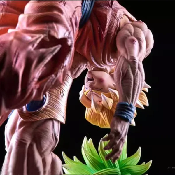 Estátua Dragon Ball - Broly Vs Goku 28cm PVC