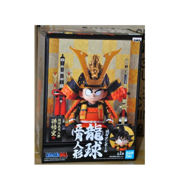 Miniatura DBZ: Son Goku Armadura de Samurai 12cm Banpresto 100% Lacrado e Original