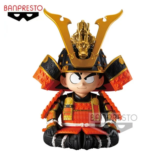Miniatura DBZ: Son Goku Armadura de Samurai 12cm Banpresto 100% Lacrado e Original