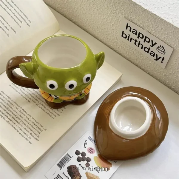 Canecas 3D: Alien 3 olhos 250 - 300ml