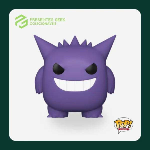 Funko Pop! Pokémon Gengar Ectoplasma 1031 ORIGINAL E LACRADO PRESENTESGEEK.COM @PRESENTES.GEEK
