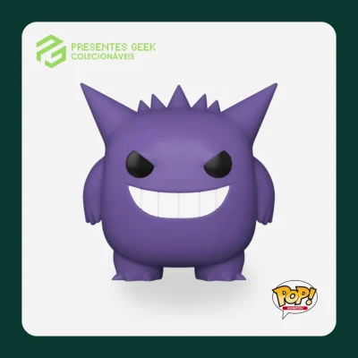 Funko Pop! Pokémon Gengar Ectoplasma 1031 ORIGINAL E LACRADO PRESENTESGEEK.COM @PRESENTES.GEEK