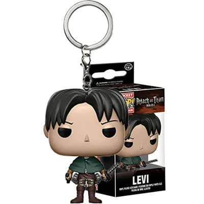 Chaveiro Pop! Ataque de Titãs: Levi